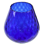 Blauw Glas Snifter Vaas Brandy Cognac Kobalt Empoli Italy 33Cm thumbnail 10