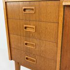 Scandinavisch Vintage Teak Fineren Boekenkast thumbnail 20