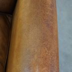 Prachtige Schapenleren Oorfauteuil Met Een Zeer Mooie Kleur En Patina thumbnail 9