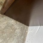 Vintage Minimalistische Dressoir In Donker Hout thumbnail 2
