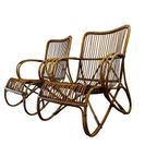 Set Van 2 Vintage Rotan Fauteuils / Eenzitjes Rohé thumbnail 3