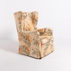 Danish Mid-century Modern Lysberg Hansen & Therp Wing Armchair / Fauteuil, 1950’s thumbnail 2