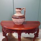 Antieke Halfronde Barok Sidetable thumbnail 8