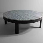 Vintage Rond Mid-Century Marmer Salontafel thumbnail 6