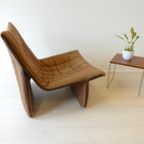 Zeldzaam Vintage Ribbon Fauteuil Niels Bendtsen Kebe 1975 thumbnail 5