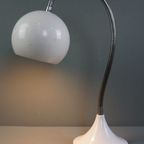 Witte Vintage Buigbare Metalen Bureau Lamp thumbnail 5