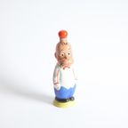 Vintage Goebel Porcelain Decanter Of Silent Sam, 1920S. thumbnail 2