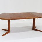 Vintage Deense Ronde Uitschuifbare Eettafel Teakhout Jaren 60 thumbnail 6