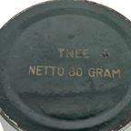 Theeblikje - Handgeschilderd - Blik - Japan - 1960'S thumbnail 3