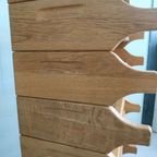 Eikenhout Wijnrek/Flessenrek Jaren 70 Scandinavische Stijl thumbnail 15