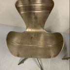 2 Unieke Vintage Super Stoere Stalen Design Stoelen thumbnail 3