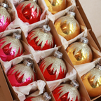Oude Glitter Kerstversiering thumbnail 2