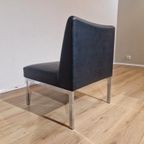 Wilkhahn Easy Chair - Vintage-Zwart - Leder - Stoel - Design thumbnail 7