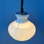 Vintage Mid Century Opaline Melkglazen Hanglamp thumbnail 6