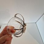 Antieke Kristal Met Zilver Suikerpot Schaal thumbnail 11