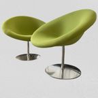 2 Globe Draaistoelen Pierre Paulin Voor Artifort thumbnail 4