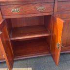 Kersenkleurige Eiken Dressoir, 175 Cm Breed, Topkwaliteit thumbnail 2