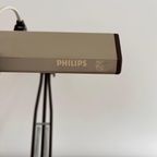 Philips Industriële Bureaulamp. Mid Century Jaren 70 thumbnail 12