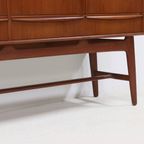 Teak Highboard By Svend Aage Madsen For K. Knudsen & Søn 1950S thumbnail 7