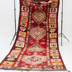 Vintage Berber Boujaad Wollen Vloerkleed 400 Cm thumbnail 4