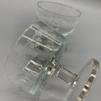 Set Vintage Coupe Glazen Druivenrank 70's 2 Stuks thumbnail 4
