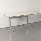 Kusch & Co Klaptafel, Wit Blad, 160 X 80 Cm, Vaste Hoogte Onderstel thumbnail 2