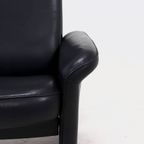 Black Leather Ds50 Armchair By De Sede Switzerland 1980S thumbnail 12