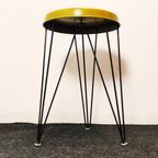 Sculptural Metal Wire Stool By Tjerk Reijenga For Pilastro, 1960S. thumbnail 4