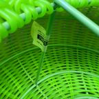 IKEA Vintage Wicker Poef. thumbnail 4