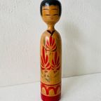 Houten Kokeshi Poppetje Uit Japan thumbnail 6