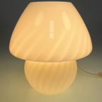 Wsb / W.S.B. Mushroom Lamp Met Swirl Motief. Duitsland 1950'S thumbnail 16