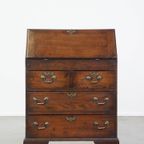 Antieke Subtiele Engelse Secretaire Uit Begin 19e Eeuw Met Een Prachtig Interieur thumbnail 4