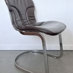 Set Design C2 Stoelen Van Willy Rizzo Voor Cidue Italy thumbnail 3