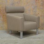 Zganieuw Beige Stoffen Leolux Patachou Design Fauteuil! thumbnail 4