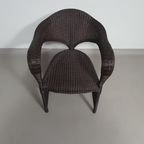 Set Of Postmodern Rattan Chairs 80S thumbnail 5