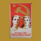 Vintage Originele Verkiezingsposter, Sovjet-unie 1973 thumbnail 2