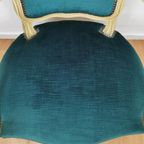 Brocante Vintage Franse Louis Xv Stoeltje, Fauteuil 304 thumbnail 11