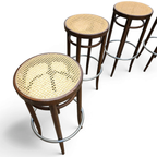 4 X Thonet 82 / 204 Rh Stool thumbnail 4