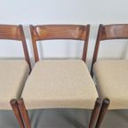 Vintage Teak Tafel & 6 Stoelen Mid Century Denmark '60 thumbnail 20