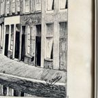 “Rijn Bij Woerden” Potlood Tekening Door C.G. Baars thumbnail 9