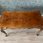 Antique Wooden Side Table thumbnail 5