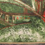 Moderne Schilderkunst. Het Derde Schilderij In De Serie "Mayan Spirits". thumbnail 4