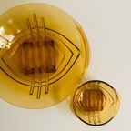 Amberkleurige Persglas Schalen thumbnail 9
