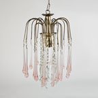 Vintage - Italiaans Design - Murano Glass Chandelier - Waterval - Kroonluchter - Paolo Venini - ‘ thumbnail 9