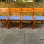 Set Van 4 Scandinavian Style Eetkamerstoelen thumbnail 5