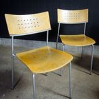 13 Stuks Vintage Partij Ahrend Stapelstoelen thumbnail 9