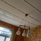 Vintage Deense Hanglamp / Luster Holmegaard Voor Raak thumbnail 12