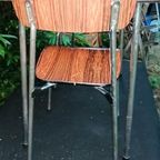 Vintage Formica Tafel Met 2 Bijpassende Stoelen '60S/70S thumbnail 6