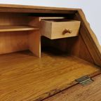 Brocante, Vintage Secretaire, Ladekast, Landelijk Bureau 808 thumbnail 9