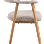 Joren Eetkamerstoel - Set Van 2 - Beige Bouclé thumbnail 5